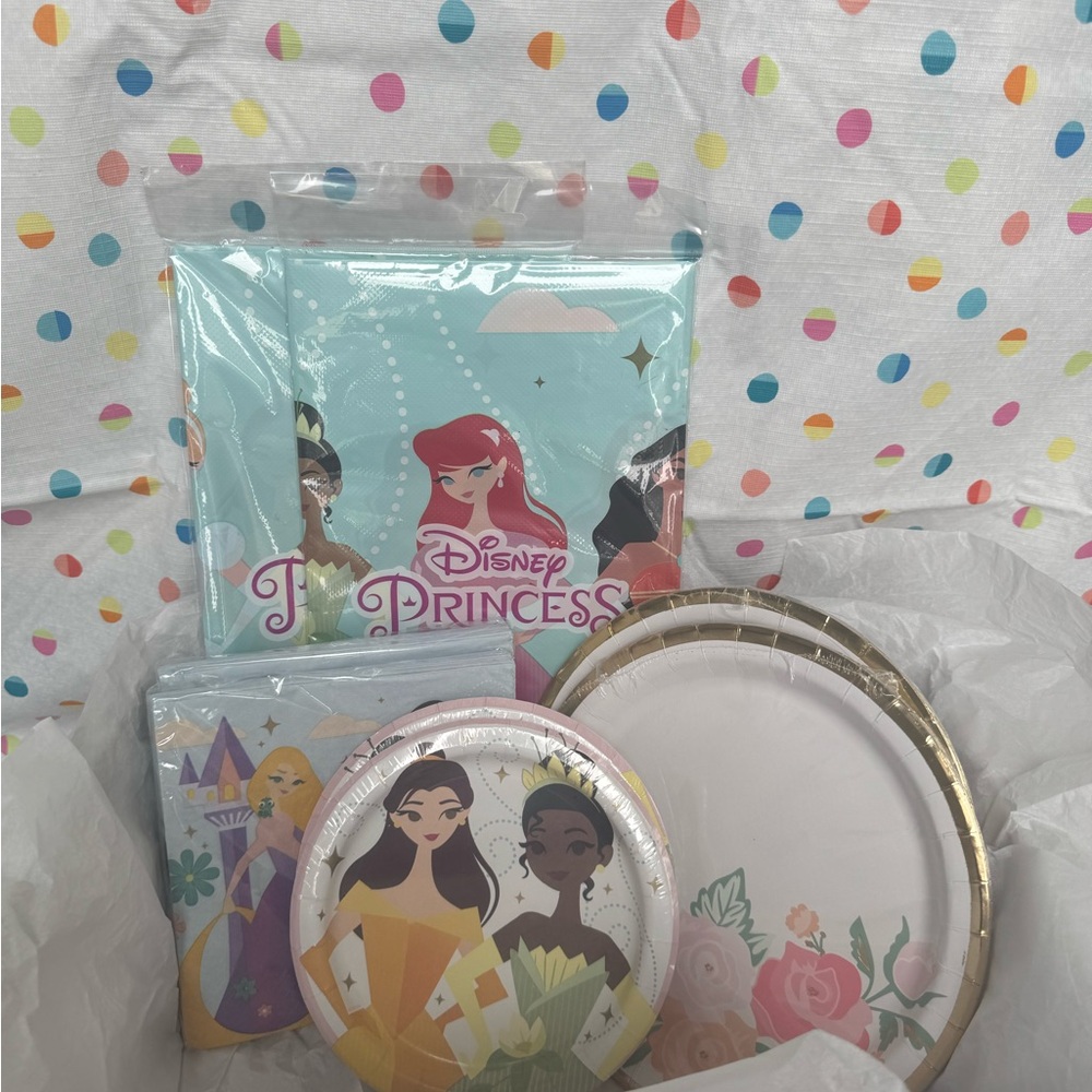 Princess Party Supplies Set - Multicolor